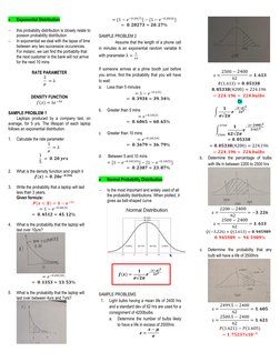  
Exponential Distribution 
 
 
this probability distribution is closely relate to 
poisson probability distribution 
 
In