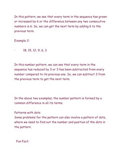 Understanding Number Patterns for Grade 4 | PDF