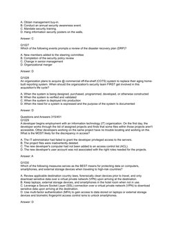 A. Obtain management buy-in.
B. Conduct an annual security awareness event.
C. Mandate security training.
D. Hang information