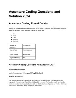 Accenture Coding Questions 2024 | PDF | Function (Mathematics ...