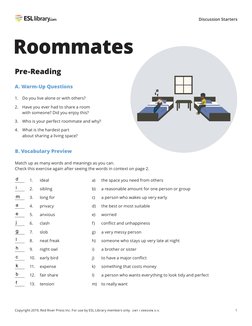 Roommate Dynamics and Challenges | PDF | Roommate | Sibling