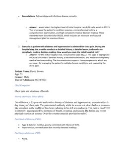 Em Ip Coding Worksheet.pdf E/M Coding Scenarios and Answers | PDF | Physical Examination | Patient