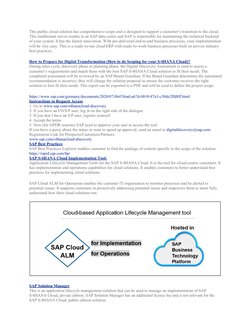 SAP S/4HANA Cloud Implementation Guide | PDF | Cloud Computing ...