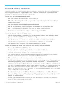 © 2020 Cisco and/or its affiliates. All rights reserved.
Page 6 of 128
Requirements and design considerations
This secti