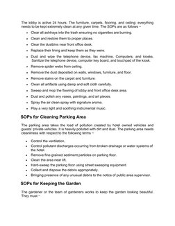 Room Upgrade Sop Examples Hotel Housekeeping SOP Manual | PDF | Housekeeping