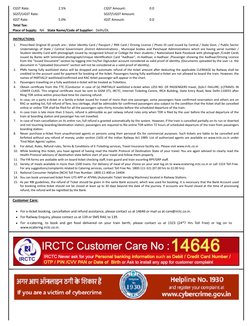 CGST Rate:
2.5%
CGST Amount:
0.0
SGST/UGST Rate:
SGST/UGST Amount:
IGST Rate:
5.0%
IGST Amount:
0.0
Total Tax:
Place of Suppl