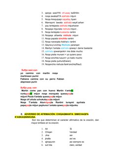 3.
qanpa wasiYKI ch’usaq kaSHAn
4.
noqa awakatiTA askhata mijuni
5.
Noqa Arequipapi sapallay tiyani
6.
Mamaymi lawata askhata