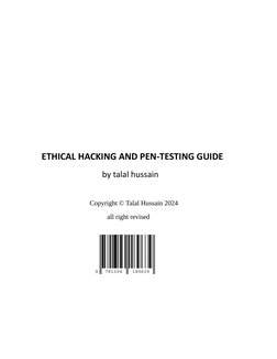 ETHICAL HACKING AND PEN-TESTING GUIDE 
                                                by talal hussain