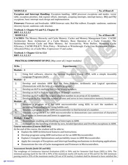 BCS402 Microcontroller Syllabus 2022 | PDF | Cpu Cache | Computer ...