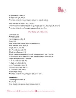 @shea.crochet 
sheacrochetxx@gmail.com 
etsy.com/ca/shop/sheacrochetxx 
 
 
 
23. pb por toda a volta (10) 
24. 3 pb, dim, 3