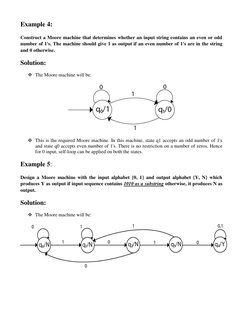Multivariable Moore Machine Moore and Mealy Machine Overview | PDF | Applied Mathematics | Mathematics