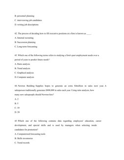 CHRA Practice Test and Drills Guide | PDF | Human Resource Management ...