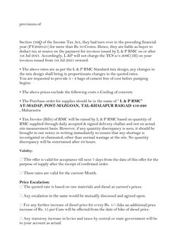 provisions of 
 
 
 
Section 194Q of the Income Tax Act, they had turn over in the preceding financial 
year (FY2020-21) for