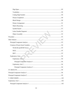 10 
 
Digit Span ..........................................................................................................