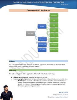SAP UI5 & Fiori Interview Questions | PDF | Json | Mobile App