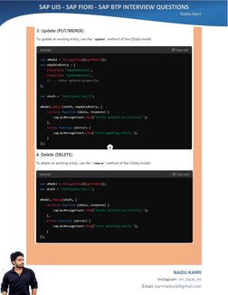 SAP UI5 & Fiori Interview Questions | PDF | Json | Mobile App