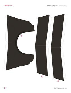 3
1
2
3
TEMPLATES
© 2012 VisualSpicer.com
BUGATTI VEYRON PAPERCRAFT
