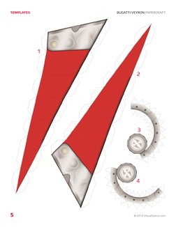 5
1
2
3
4
TEMPLATES
© 2012 VisualSpicer.com
BUGATTI VEYRON PAPERCRAFT
