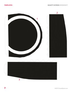 7
1
2
3
TEMPLATES
© 2012 VisualSpicer.com
BUGATTI VEYRON PAPERCRAFT
