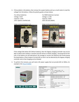 Kit Reviveur Batterie Li-ion Segway – 1ère Et 2ème Génération – Occasion