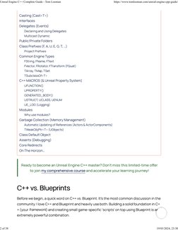 Unreal Engine C++ Complete Guide | PDF | Class (Computer Programming) | C++