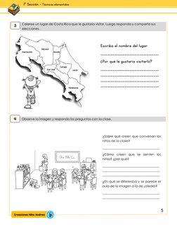 Creaciones Niña Andrea 
 
 
1° Sección – Técnicas elementales  
5