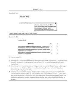 DP-900 Exam Questions Overview | PDF | Database Transaction | Databases
