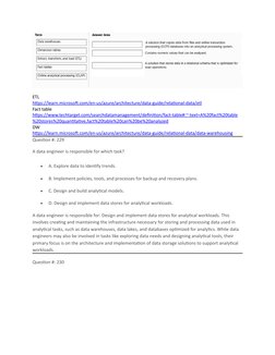 DP-900 Exam Questions Overview | PDF | Database Transaction | Databases