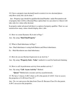 Pega Scenario-Based Interview Questions | PDF | Page Layout | Computing