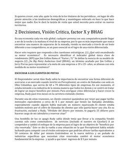 Si quieres crecer, este año, quite la vista de la los titulares de los periódicos , en lugar de ello
preste atención a las te