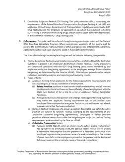 Ohio Drug-Free Workplace Policy HR-39 | PDF | Employment | Controlled