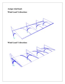Assign wind load: 
Wind Load X direction:  
Wind Load Y direction: 
 
 
 
