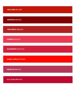 550 Color Names and Hex Codes List | PDF | Artistic Techniques | Color