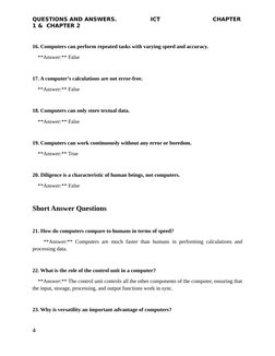 ICT Exam Questions and Answers Guide | PDF | Banks | Information Technology