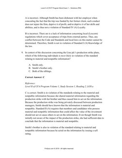 Level II of CFA® Program Mock Exam 1 – Solutions (PM) 
FinQuiz.com © 2019 - All rights reserved. 
 
 
 
A is incorrect. Altho