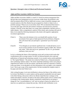 Level II of CFA® Program Mock Exam 1 – Solutions (PM) 
FinQuiz.com © 2019 - All rights reserved. 
 
 
Questions 1 through 6 r