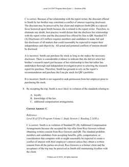 Level II of CFA® Program Mock Exam 1 – Solutions (PM) 
FinQuiz.com © 2019 - All rights reserved. 
 
 
 
C is correct. Because