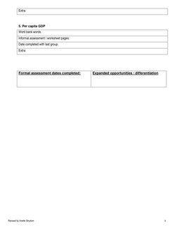 Grade 9 Geography Term 2 Development Notes | PDF | Gross Domestic ...