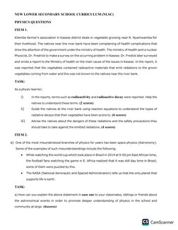 New Curriculum Physics Scenario Questions | PDF | Planets | Science ...