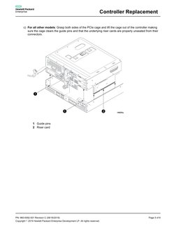 HPE Nimble Storage Controller Replacement Guide | PDF | Computer ...