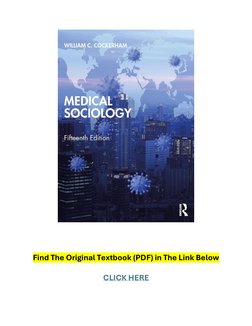 Medical Sociology 15th Edition PDF | PDF | Hospital | Nursing