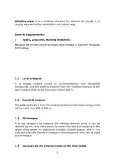 Mosque Design and Capacity Guidelines | PDF