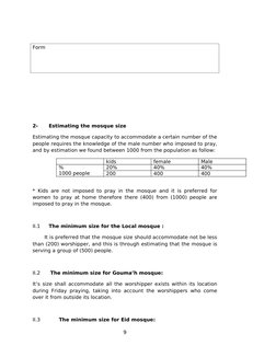 Mosque Design and Capacity Guidelines | PDF