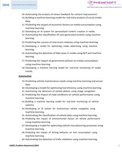 Machine Learning Problem Statements 2024 | PDF | Machine Learning ...