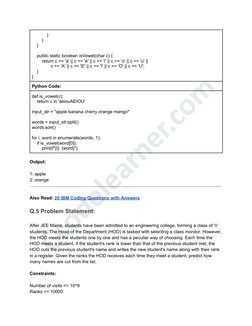 Deloitte Coding Questions and Answers | PDF | Namespace | Software ...