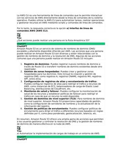 La AWS CLI es una herramienta de línea de comandos que te permite interactuar 
con los servicios de AWS directamente desde la