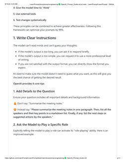 OpenAI Official Prompt Engineering Guide | PDF