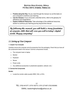 BOSTON HIGH SCHOOL, MPALA 
P.O Box 33014, Entebbe, Wakiso (U) 
  
 
10 
TEL: 0782-441077 / 0776-183773 / 0701-271487/ 0702-99