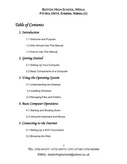 BOSTON HIGH SCHOOL, MPALA 
P.O Box 33014, Entebbe, Wakiso (U) 
  
 
3 
TEL: 0782-441077 / 0776-183773 / 0701-271487/ 0702-993