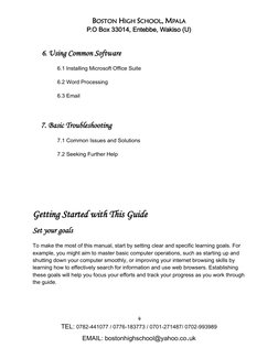 BOSTON HIGH SCHOOL, MPALA 
P.O Box 33014, Entebbe, Wakiso (U) 
  
 
4 
TEL: 0782-441077 / 0776-183773 / 0701-271487/ 0702-993